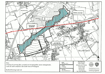 Bedford rowing lake plan