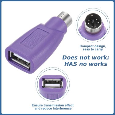 Fake USB to PS/2
keyboard adaptor which doesn't work