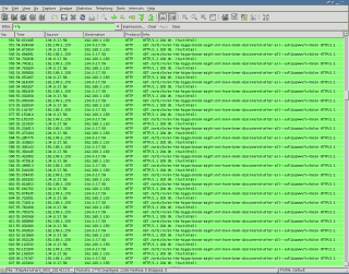 Packet capture of attempt to visit i100.independent.co.uk website