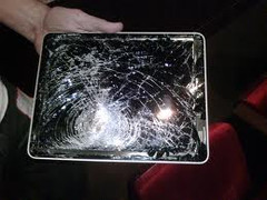 Ipad with broken screen