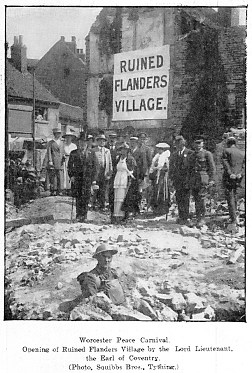 Genuine Flanders Village. Ruined By A Real Tank!