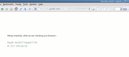 Cloudflare arbitrarily blocking a site, because it is a cunt